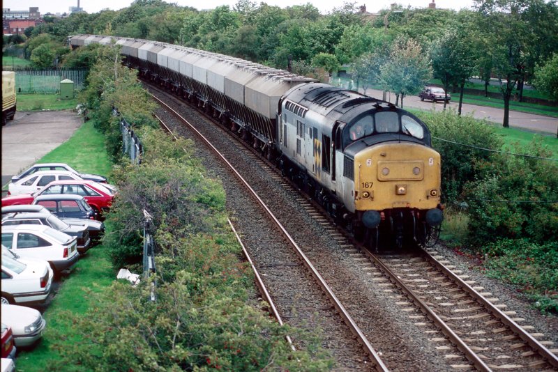 37167 am 7. September 1992 bei Bedlington, Nordost England.