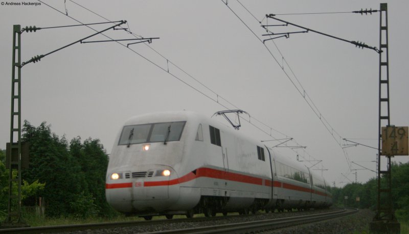 401 003-9 als ICE 970 nach Berlin Ostbahnhof am km 149,4 bei Offenburg 7.6.08