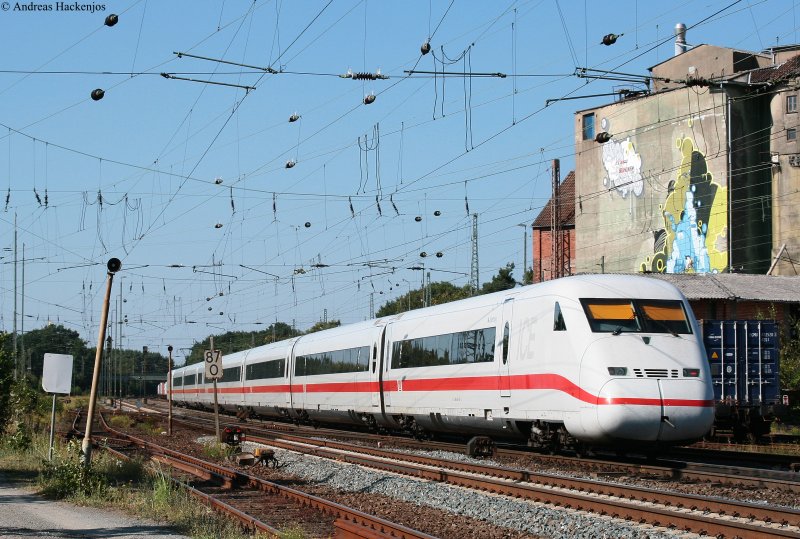 402 036-8 als ICE 538 (München Hbf-Bremen Hbf) in Verden (Aller) 19.8.09