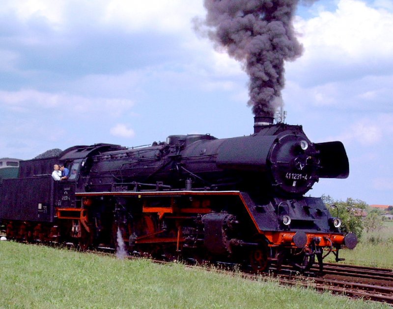 41 1231-4 in Stafurt, Sommer 2005