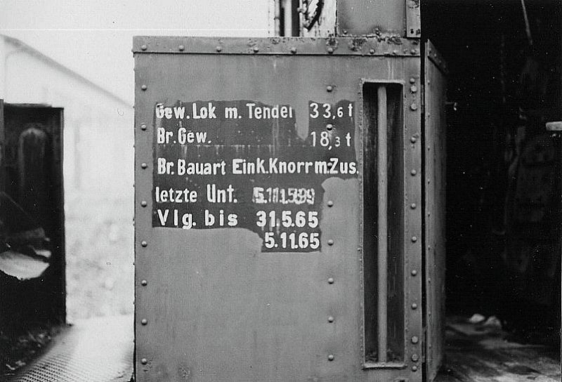 4.12.1972 Heeresfeldbahnlokomotive in Drzbach