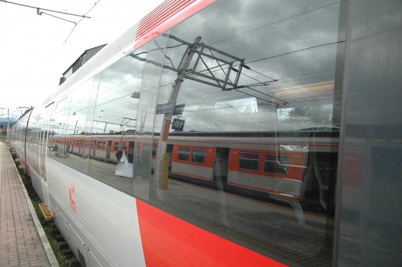 420 001 der IGS Mnchen am 23.08.08 bei `150 Jahre Eisenbahn in Tirol´ in Wrgl