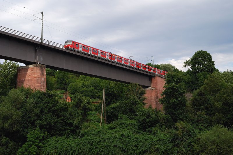 420'er auf Neckarbr�cke bei Marbach (20.07.2008)