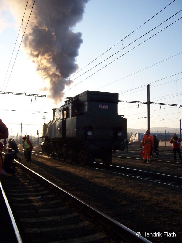 423 094 dampft am 18.02.2007 in Richtung Bw Chomutov.
