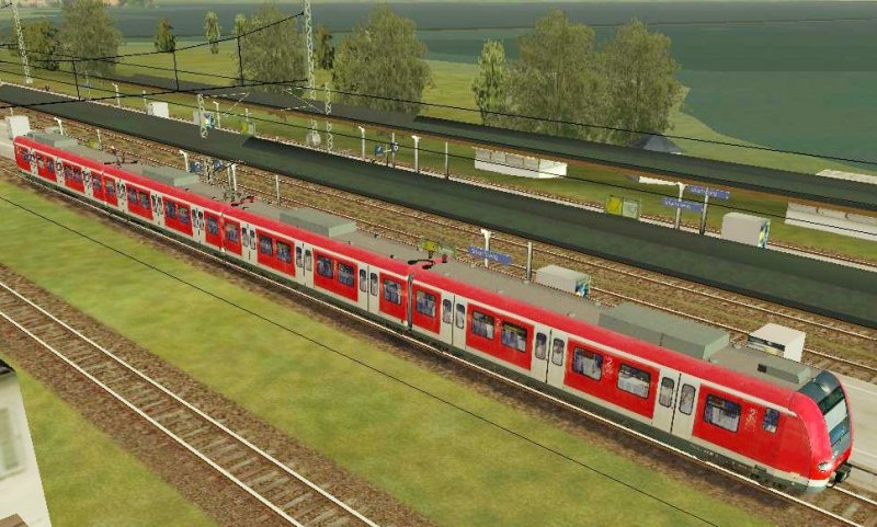 423 178/678 steht als S6 an seiner Endstation Starnberg.