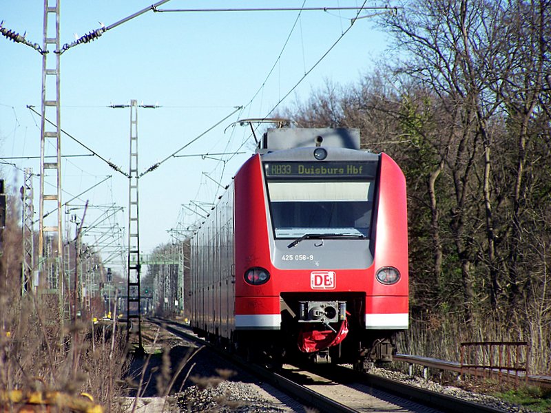 425 056/556 bei der Ausfahrt von H�ckelhoven-Baal in Richtung M�nchengladbach u. Duisburg. Februar 2008