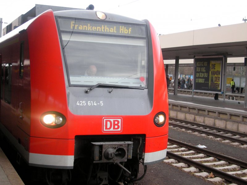 425 614-5 am 27.03.2009 in Mannheim Hbf