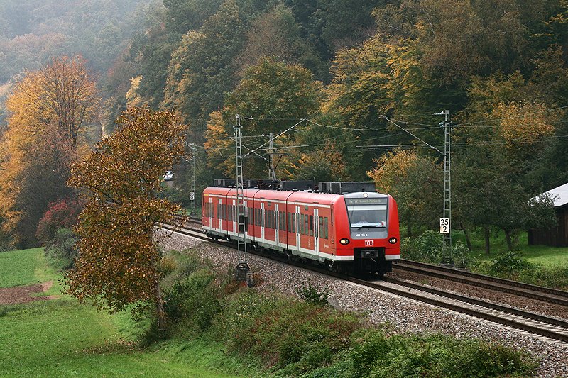 425 735 | S 6233 (Kaiserslautern - Neckarelz) | 11. Oktober 2008 | Lindach