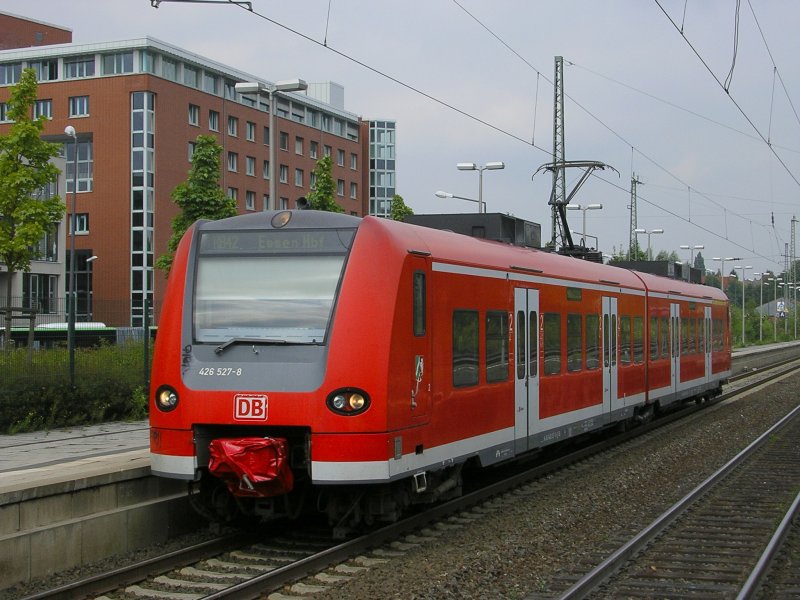 426 527-8 als (RB20244),RB42 Mnster-Essen in Recklinghausen Hbf.(26.08.2008)