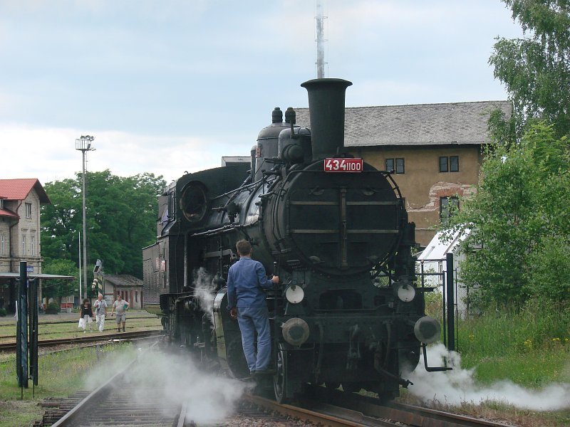 434.1100 am 28.06.2008 im Eisenbahnmuseum in Luzna u Rakovnika