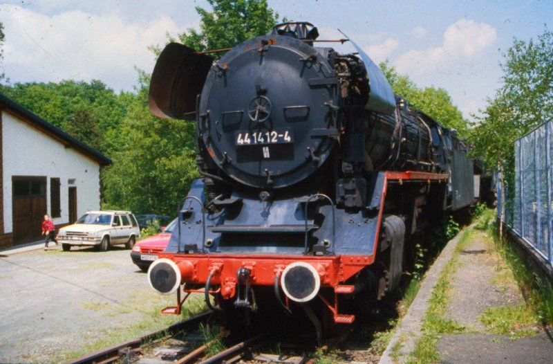 441412-4 im Eisenbahnmuseum Hermeskeil Juli 1995