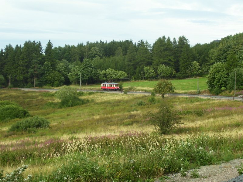 479 205 am 10.8.2008 kurz vor der Endstation Cursdorf