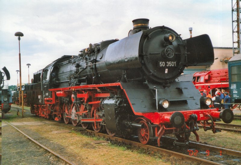 50 3501 w�hrend einer Ausstellung im RAW Meiningen, um 2005