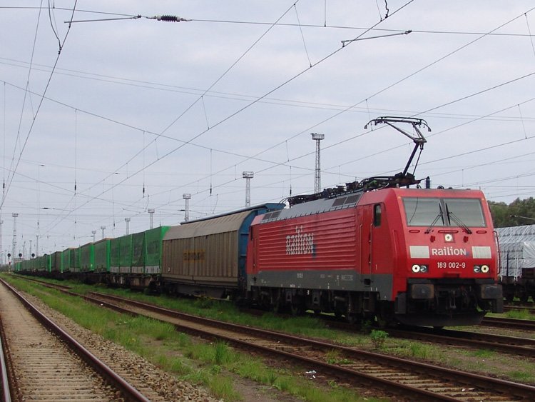 50429 von WRS nach Verona kurz vor der Ausfahrt im Seehafen Rostock.Aufgenommen am 16.09.07 in Hhe Aufsicht WRS