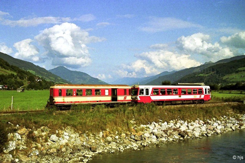 5090 006 + BD/s als R 5915 bei Niedernsill (11. September 1992)