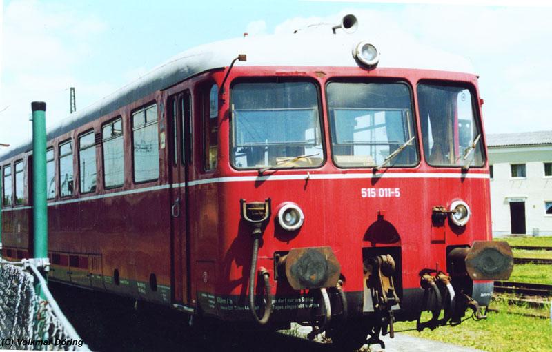 515 011 im Gelnde des Bayrischen Eisenbahnmuseum Nrdlingen - Juni 2001