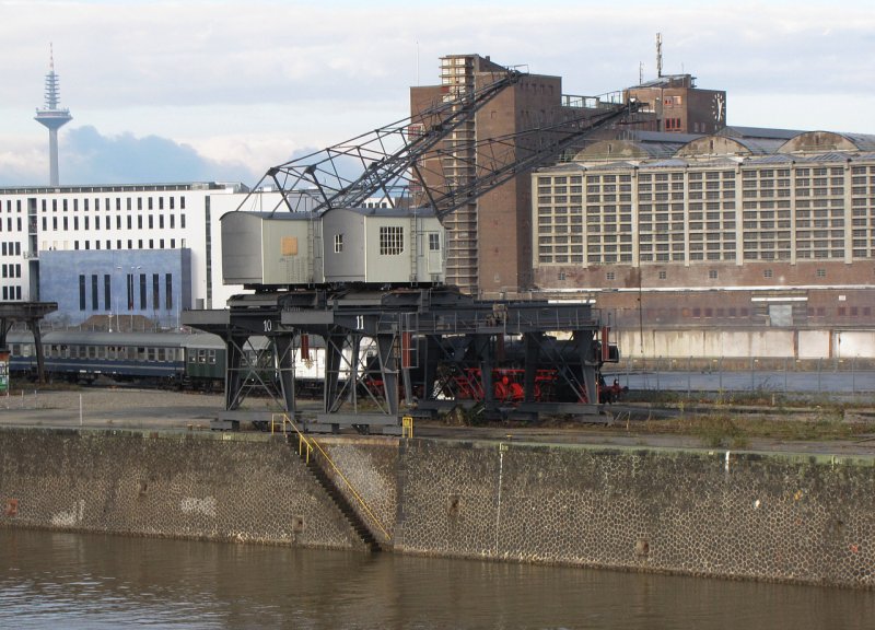 52 4867 auf der Hafenbahn in Frankfurt/Main 07.Dezember 2008 
