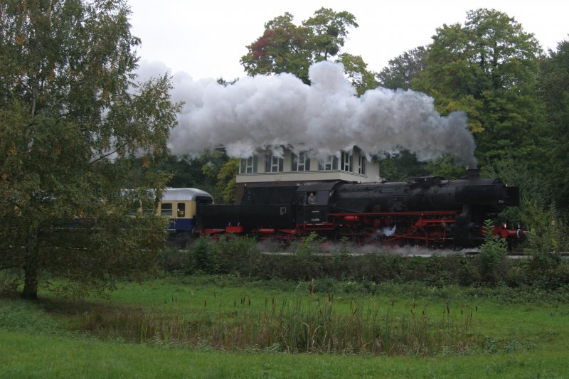 52 6106 durchfhrt am 11.10.09 den Abzweig Anger