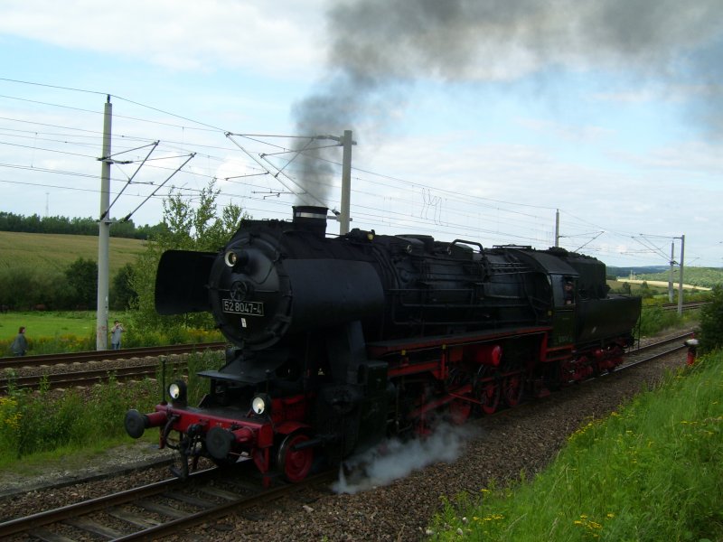 52 8047 aus Nossen bei der groen Lokparade des SEM am 24.08.08. 