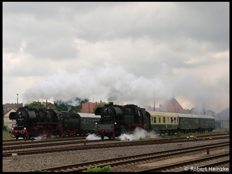 52 8080 und 65 1049 am 10.05.2009 in Grlitz