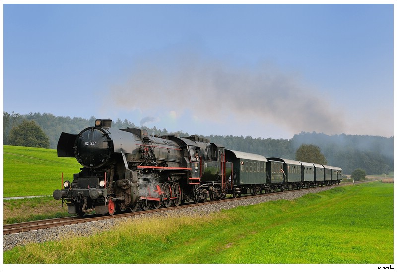 52.1227 mit dem GKB-Sonderpersonenzug 8518 von Wies-Eibiswald nach Graz/GKB-Bhf. Oisnitz, 20.9.2009.