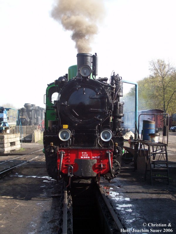 53 Mh beim auffrischen der Vorrte in Putbus.