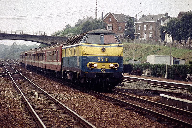 5510 fhrt in Gouvy (B) ein. 10-1991
