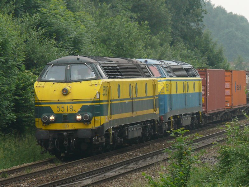5518 + 5531. Linie 24. Gemmenich/Botzelaer (B). Aufgenommen am 07/06/2008