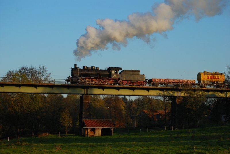 57 2770 bei einer Scheinausfahrt aus Frstenzell am 20.10.2008