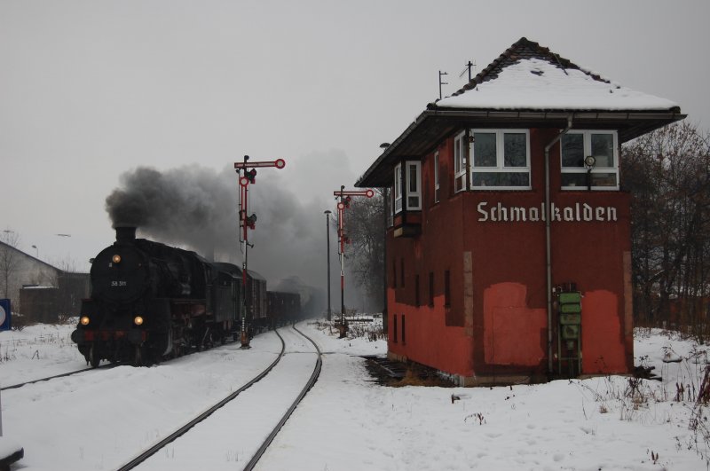 58 311 Einfahrt Schmalkalden 22.02.2009