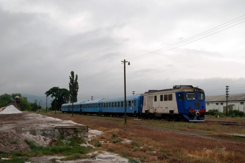 60 0816 mit dem P3134 in Sebis (18.05.2007)