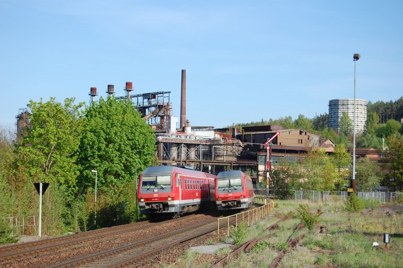 610 005 und 610 507 bei Sulzbach-Rosenberg-Htte am 25.04.2009