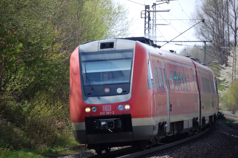 612 061 Kbs 840 Bhf Michlau von Lichtenfels 27.04.2008