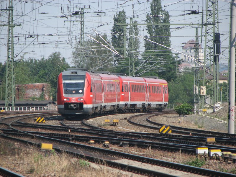 612 613-0 und 612 616 von G�rlitz komment haben ihr Ziel Dresden-HBF
gleich erreicht.09.06.07.