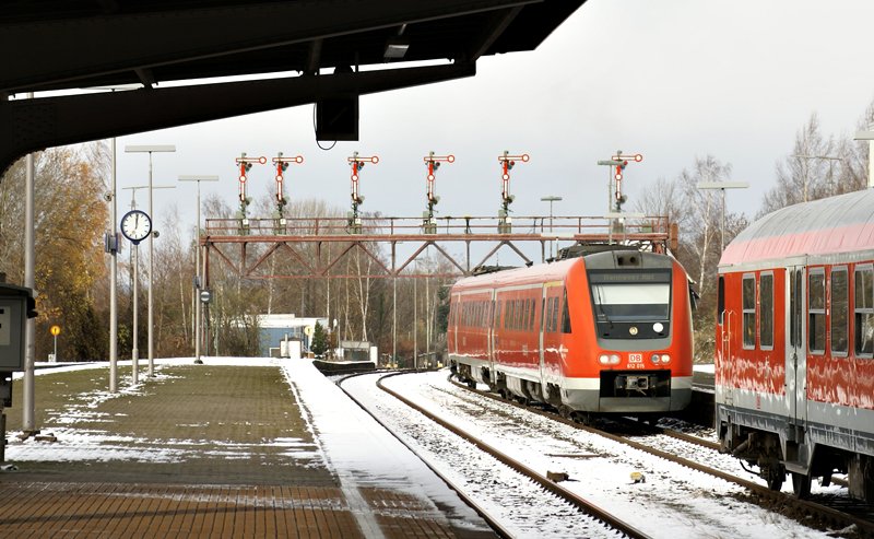 612 615 rangiert am 23.11.2008 in Bad Harzburg.