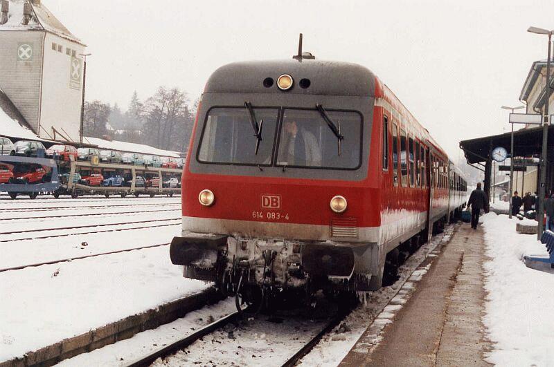 614 083 im Januar 1999 in Furth im Walde.