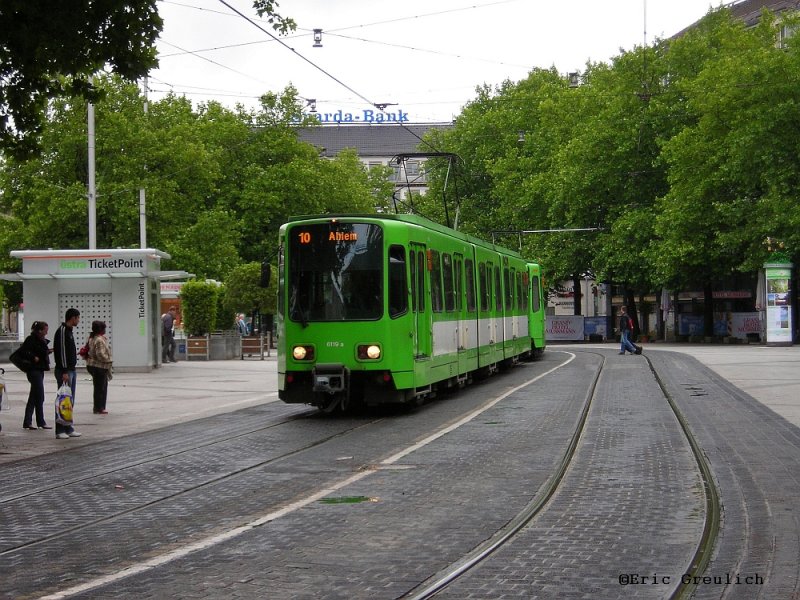 6159 vor dem Hauptbahnhof in Hannover