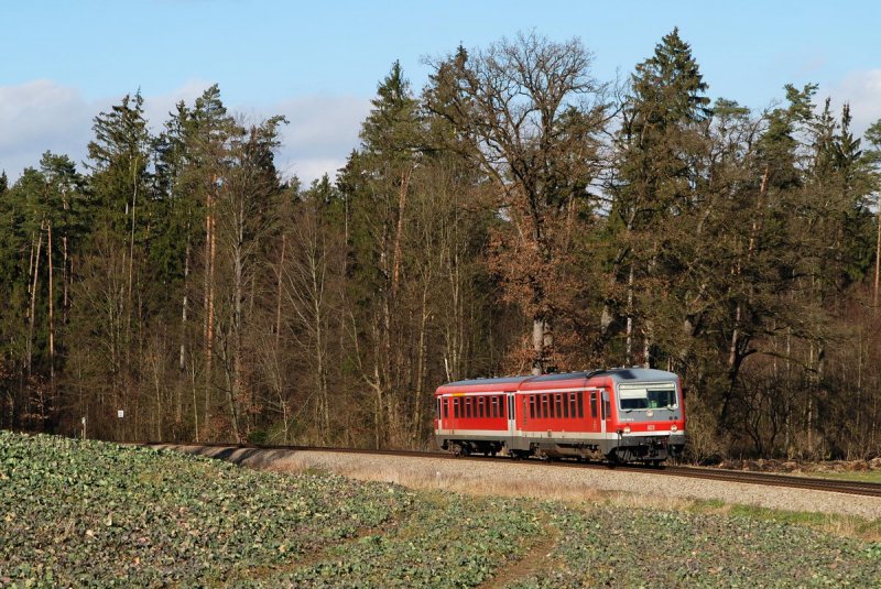 628 565 mit RB 27161 beim Bslhusl (09.02.2007)