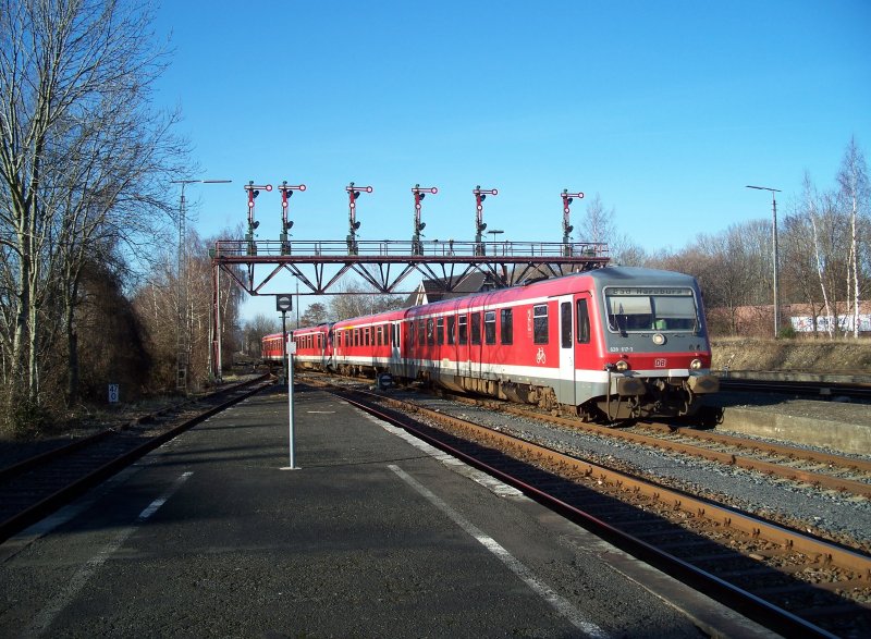628 617 und ein weiterer 628 fahren als LZ nach Goslar (3.3.2008)