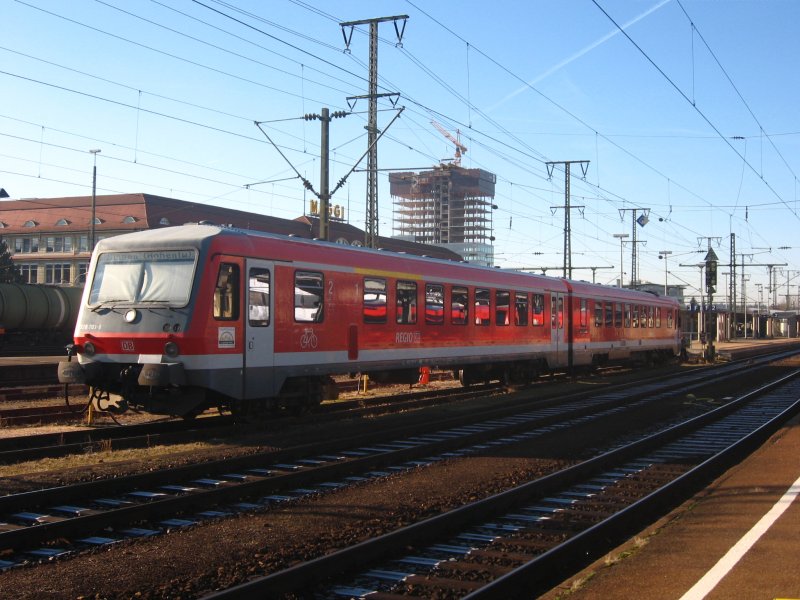 628 703-1 stand am 8.2.08 in Singen.Am Nachmittag bespannte er dann eine Rb nach Schaffhausen