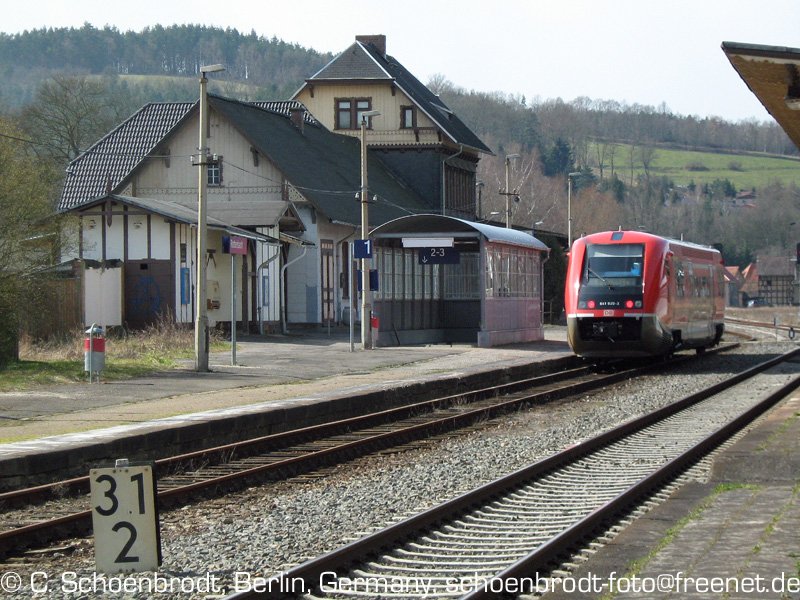 641020-3 im Bahnhof Rottenbach (Thr.), Mrz 2008