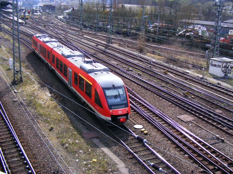 642 023 als RB29282 L�denscheid - Dortmund; Ausfahrt Hagen Hbf (M�rz 08-30)