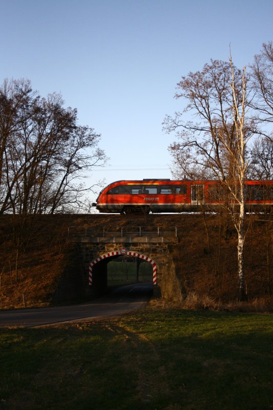 642 038/538 als RB 17412 nach Dresden in Gelenau am 30.12.08