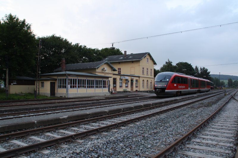 642 696 (mitlerweile ohne Selbstkontrollziffer) am Abend des 04.07.09 im Bahnhof Schlettau.