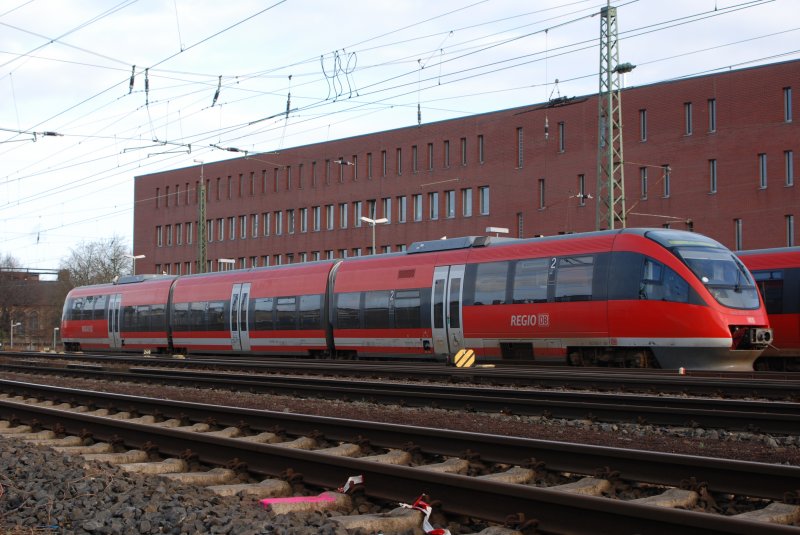 643 055 am 22/12/08 am bahnhof Munster