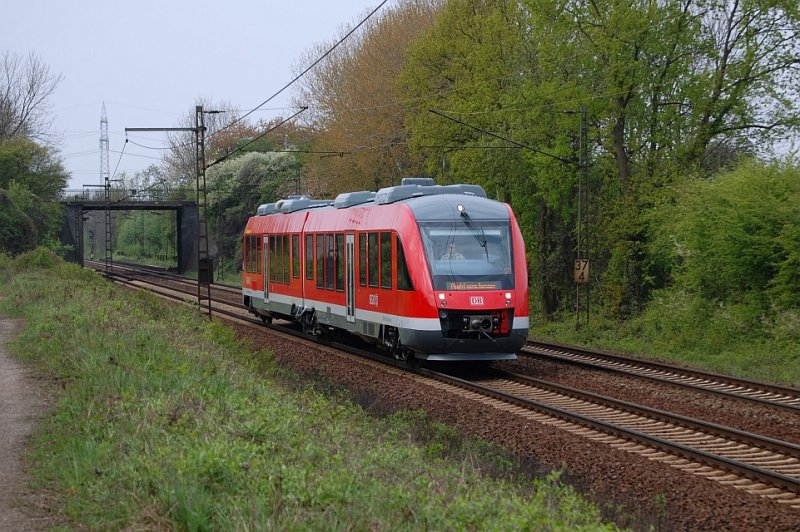 648 331 als Lr am 19.4.2009 durch Ahlten -> Lehrte