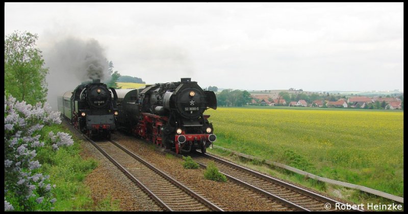 65 1049 und 52 8080 am 10.05.2009 in Zoblitz