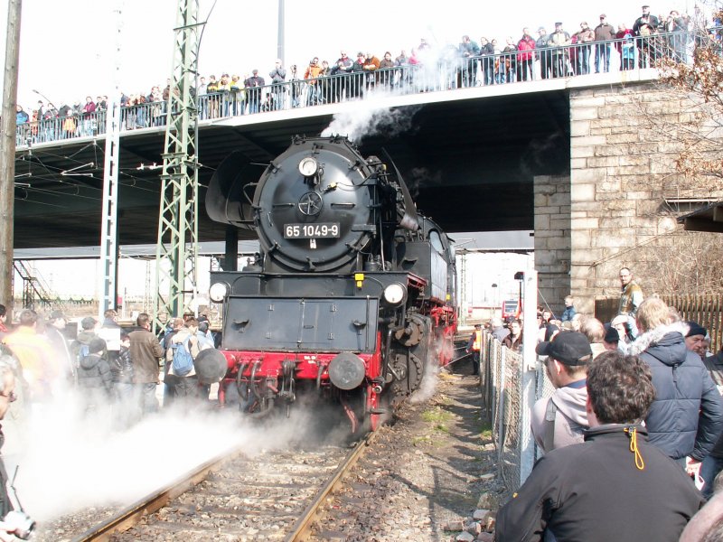 65 1049 am 21.3.09 bei der Saisonerffnung im BW Dresden Altstadt.
