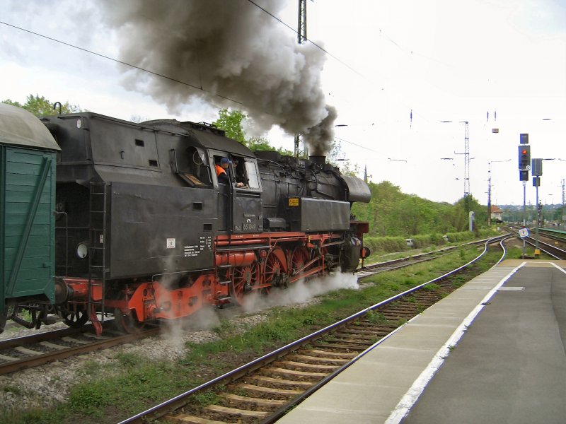 65 1049 bei der Ausfahrt aus Erfurt Hbf Richtung Neudietendorf, 2005