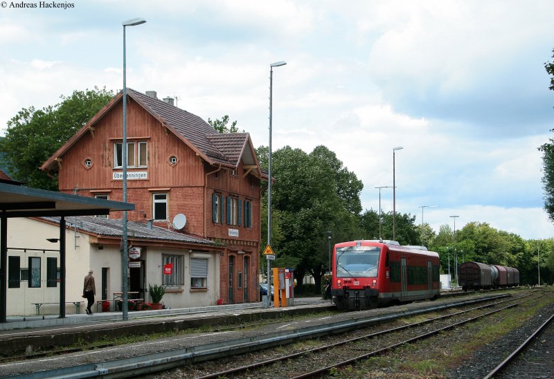 650 020-1 als RB 13958 (Oberlenningen-Wendlingen(Neckar)) in Oberlenningen 25.7.09